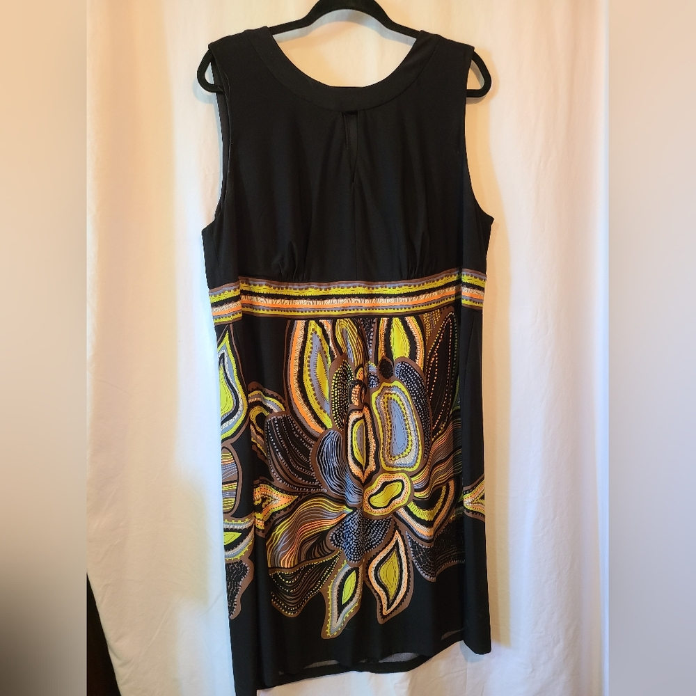 Cato, 22/24, black and multi floral